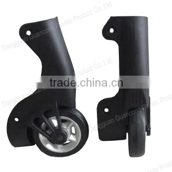 trolley bag accessories plastic/rubber telescopic handle wheels for inside suitcase