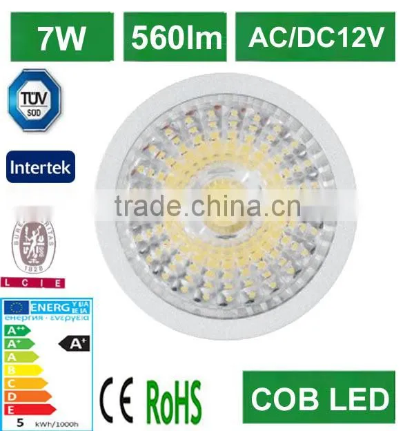 CE ROHS SAA gu5.3 led lighting spot 7W 650lm
