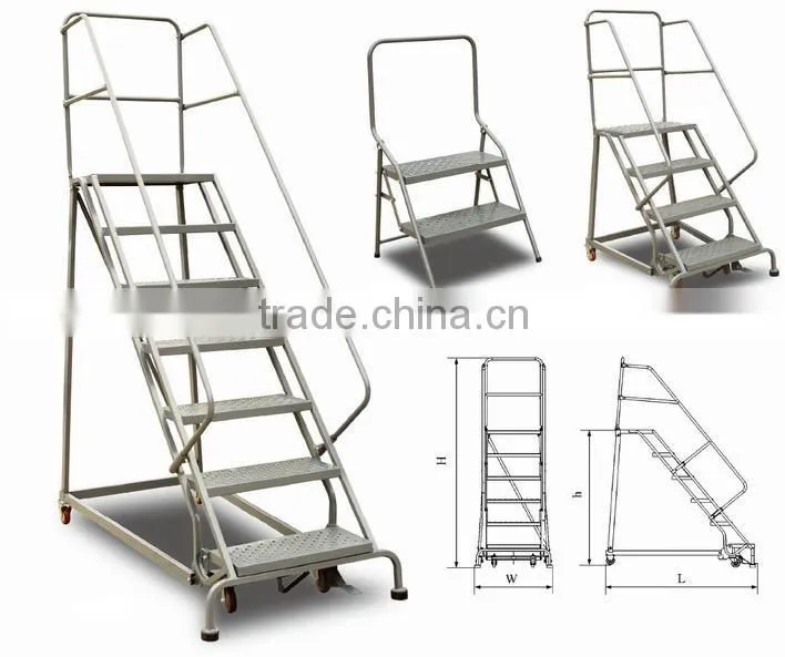 climbing operation ladder Warehouse Climbing Cart