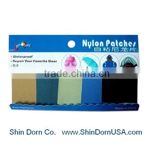 Small MOQ ripstop fabric adhesive tape nylon tent accessories