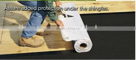 CE listed Self adhesive bitumen waterproof membrane/ HDPE sheet / Roofing felt/ Roof material