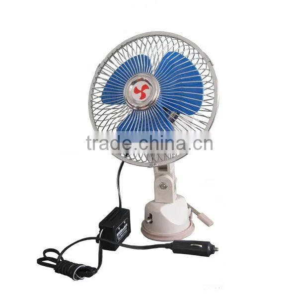 6 Inch Oscillating Car Fan with Strong Suction Base (WIN-123)