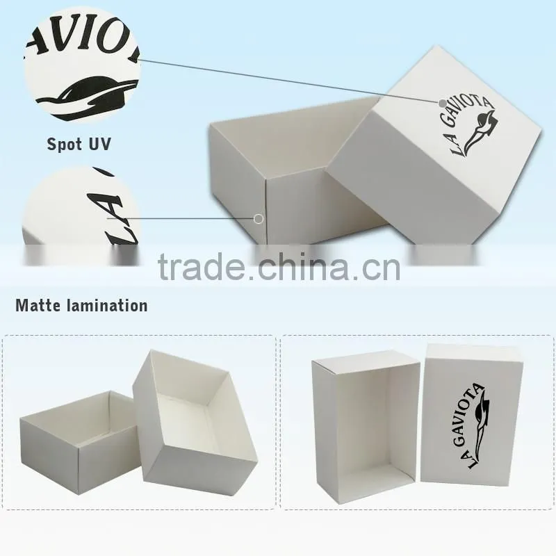 Custom Printed Decorative Name Recycled Paper Cardboard Shoe Boxes Wholesale