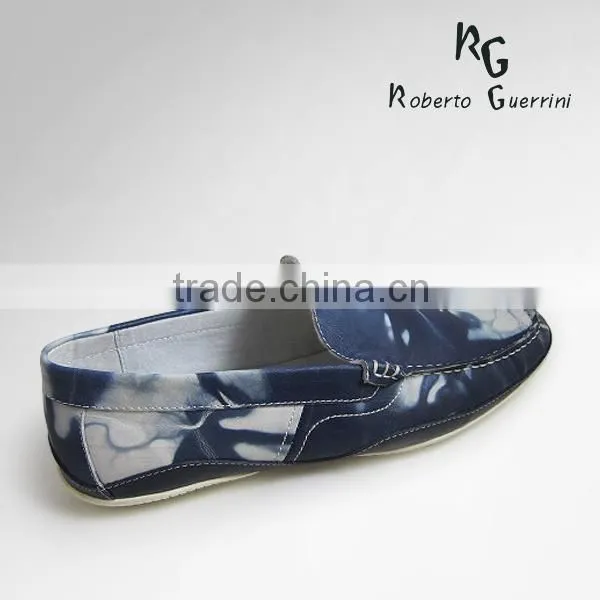 china fashion genuine leather men casual shoes