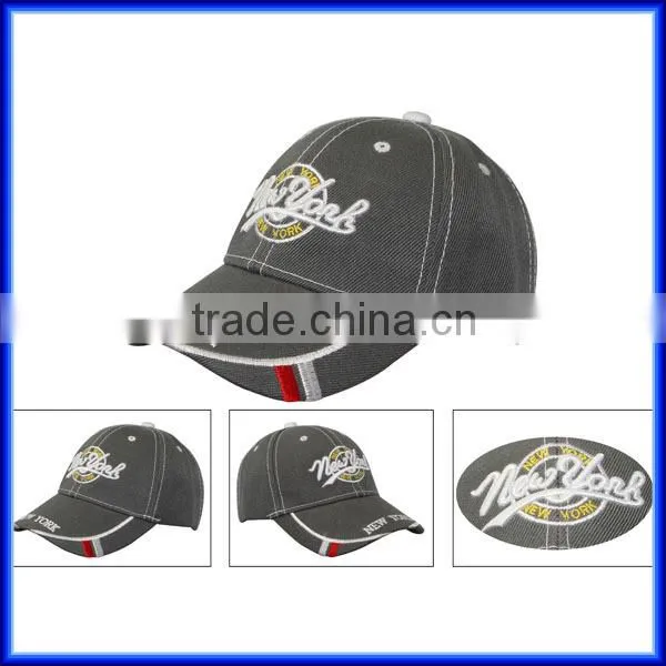 Classic mid profile 6-panel construction cotton baseball cap/ fashion cap/ adjustable slide closure
