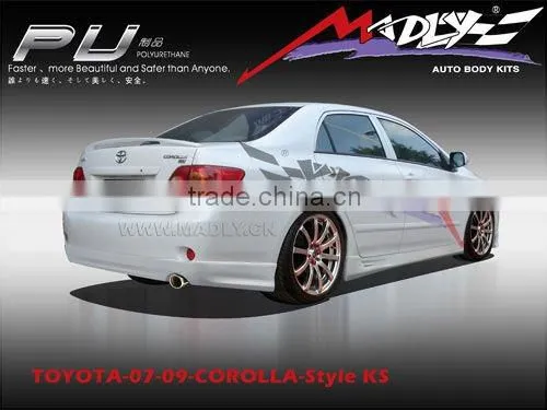 body kit for TOYOTA 07 08 COROLLA Style KS