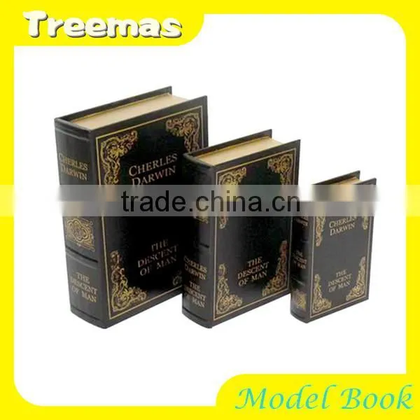 customized decoration fake book with high quality
