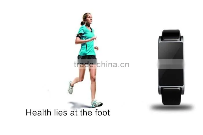 2014 New Waterproof Smart Bracelet Bluetooth Health Wristband with APP Sync Pedometer Sleep Tracing