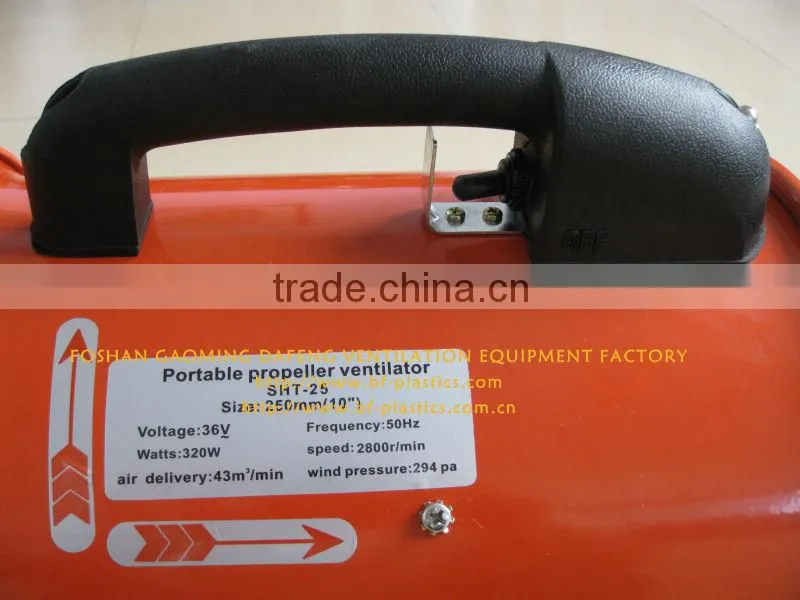 36V shipyard portable ventilation fan