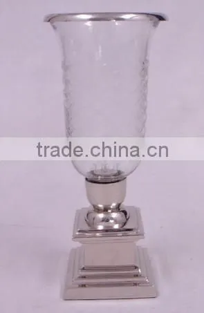 Hurricane glass votive candle holder