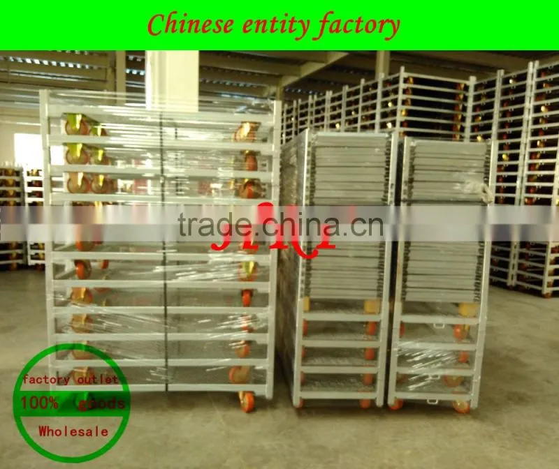 Decorative Flower Trolley, Danish Cart flower carrying trolley Powder coating flower transport cart for sale