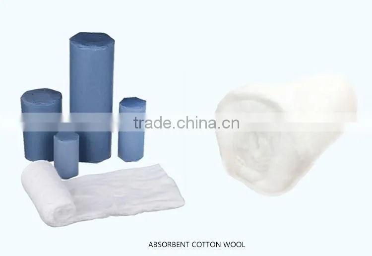surgical wound cleaning absorbent surgical Supplies cotton wool roll