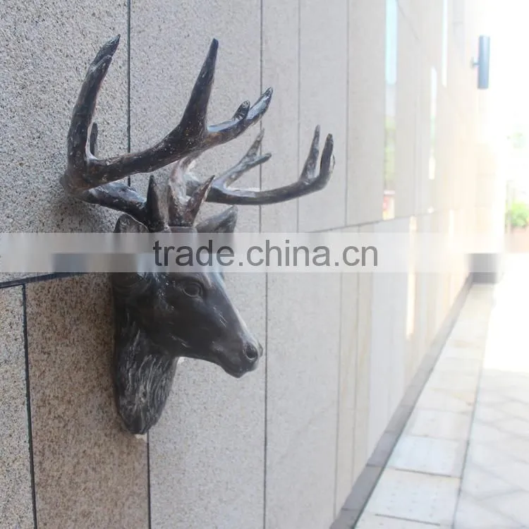 Resin craft good quality home decoration deer head