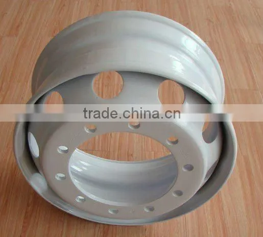 High quality White painted wheel(9.00X22.5,8.25X22.5,11.75X22.5)