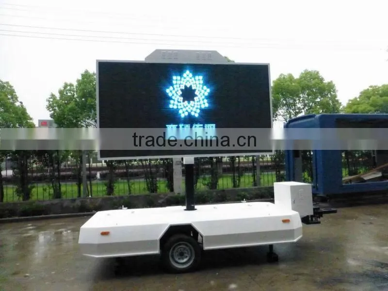Outdoor Mobile advertising billboard mounted on Trailers for sales