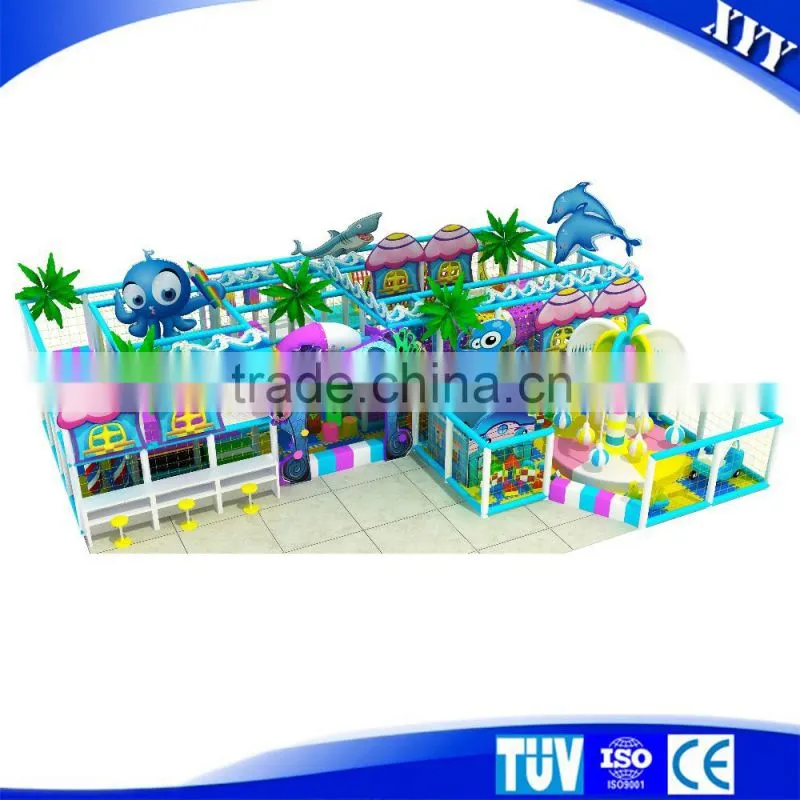 2015 New design police station used commercial kids indoor playground