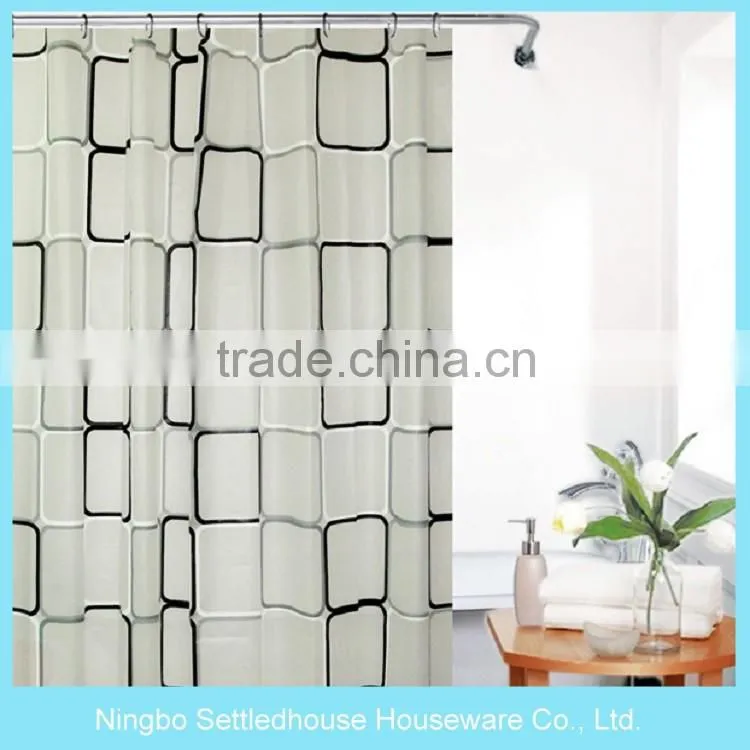 New design OEM acceptted Kids Bath PEVA Shower Curtain