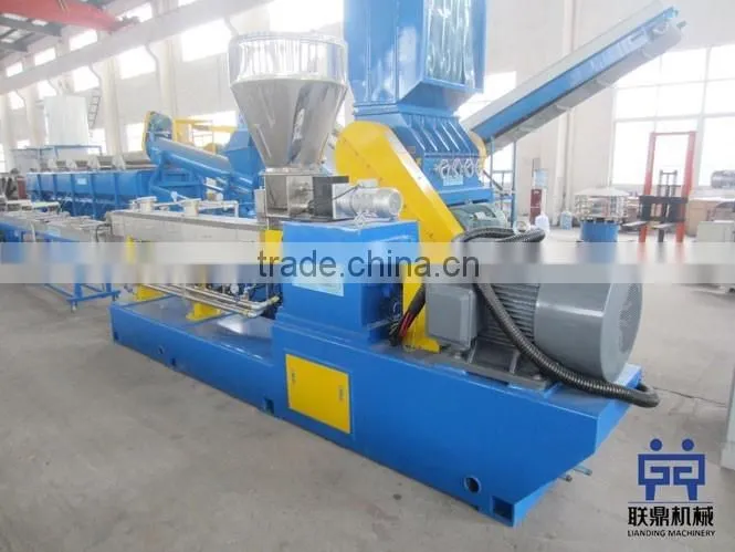 plastic PET recycling granulating line/granulator machine price