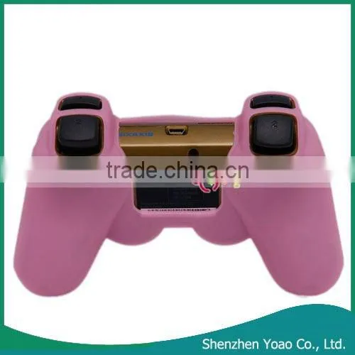 Game Controller Silione Case For PS3 (Pink)