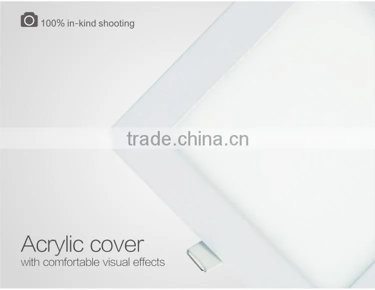 Hotsale 3W/6W/9W/12W/15W/18W/24W Square led ceiling panel light