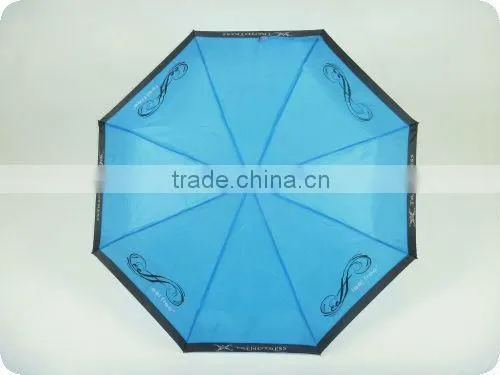 21'*8K,manual open 3 folded super mini umbrella