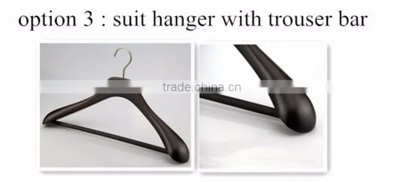 white print logo hangers for clothes fashion wood hangers white custom Printed LOGO Plywood / Laminated wooden clothes Hanger