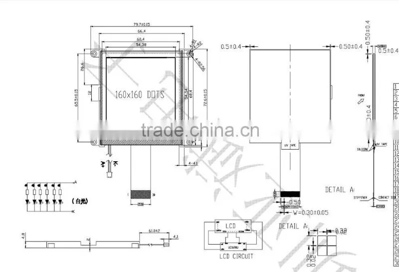 160160A --COG Point size0.32*0.32 Interface type string (and) mouth