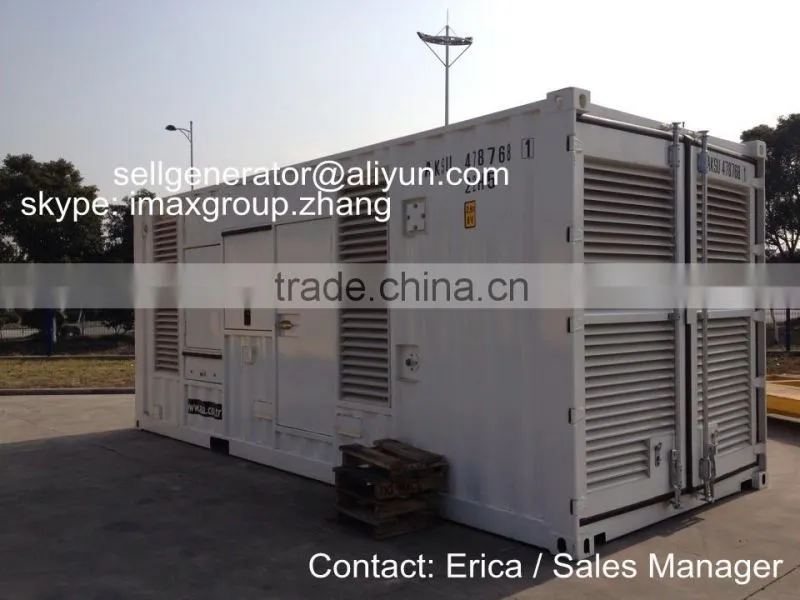 1000kva 2000kva soundproof reefer container generator