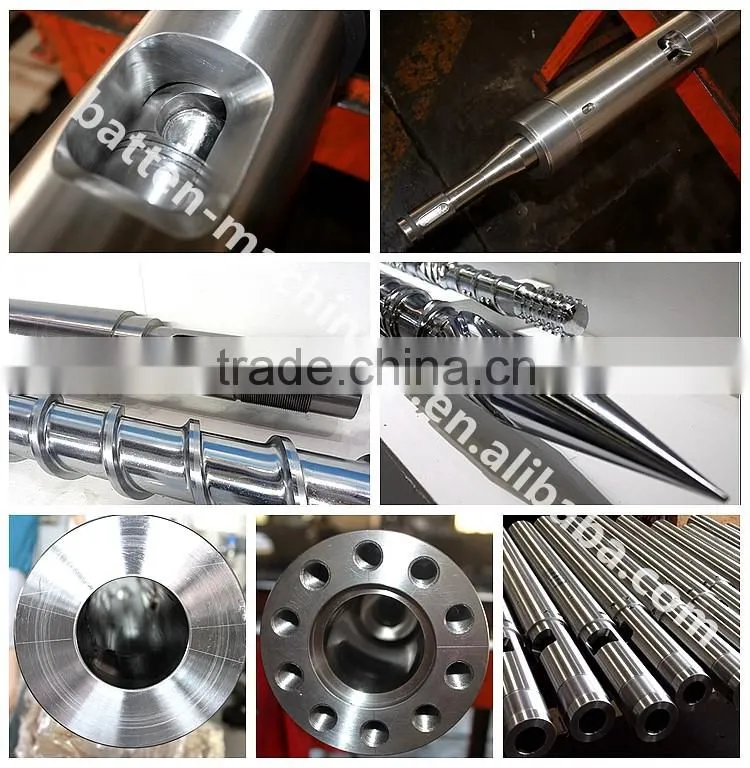 injection single screw and barrel for plastic machine