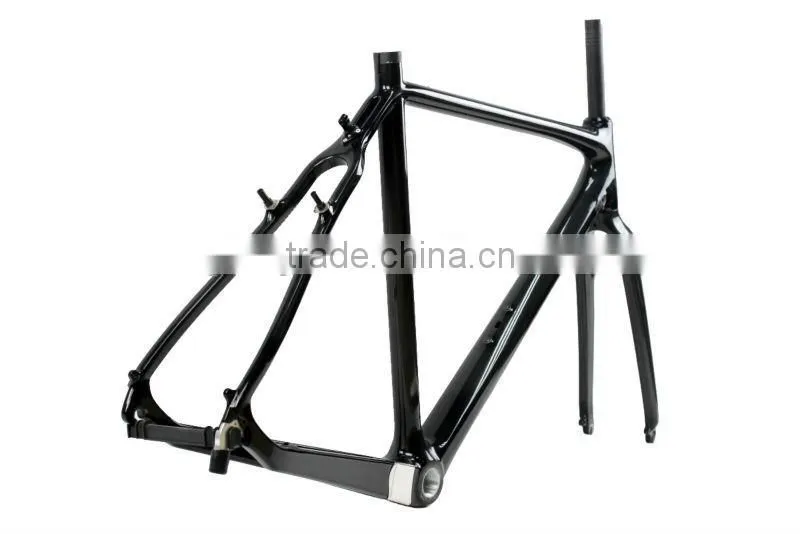 Carbon V Brake CX Cyclo Cross Bike Frameset AG038, 2015 New CX Carbon Cyclocross Frames V Brake Frame