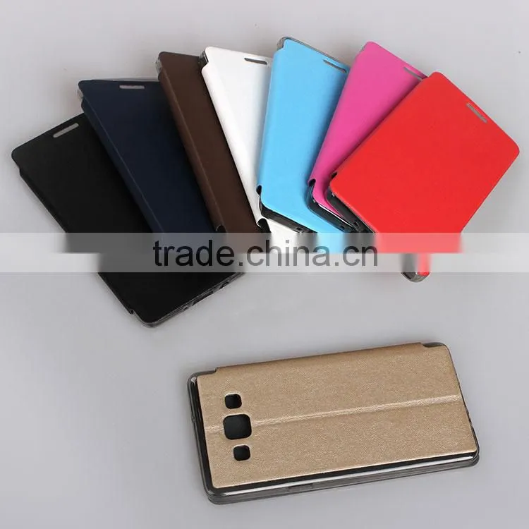 Phone accessories pu leather flip cover case for nokia lumia 730/640
