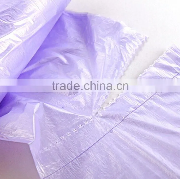 Colorful plastic garbage bag/trash bag HDPE can liner