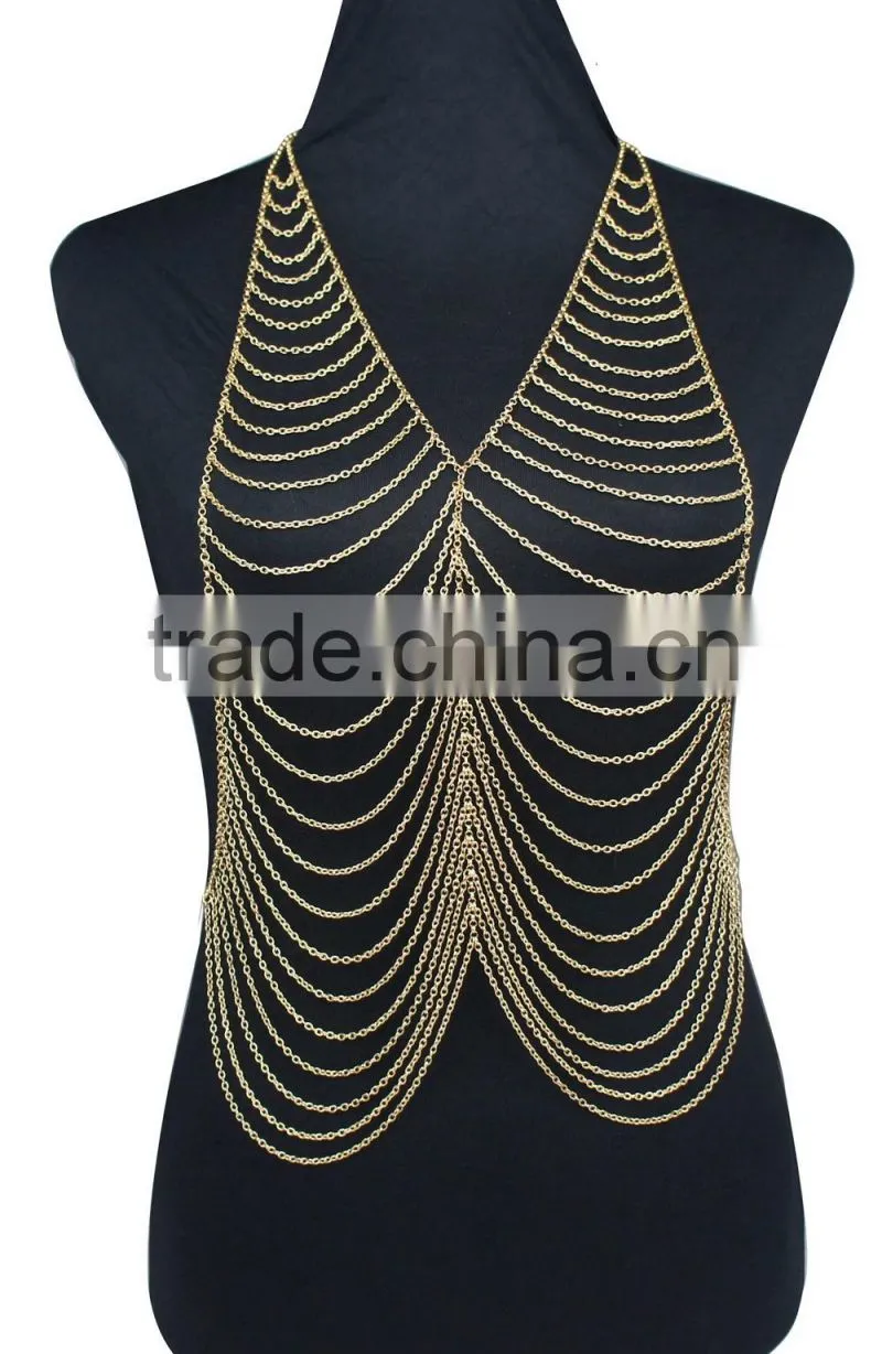 factory wholesale fashion body chain jewelry