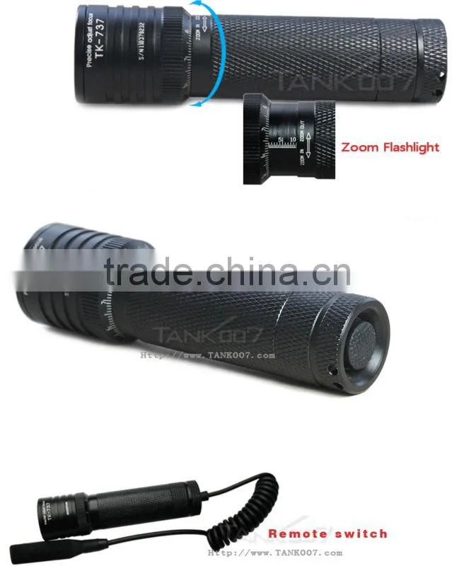 Zoom flashlight XR-E Q5 LED 230 lumens led flashlight