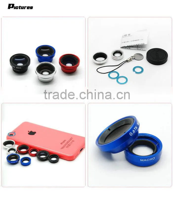 Cheapest Pice Clip 0.67xWide + Marco Lens for Iphone, Samsung, HTC, Nokia etc