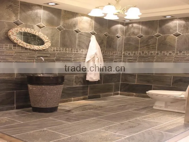 2014 NEW material beautiful Silver Shine slate tile