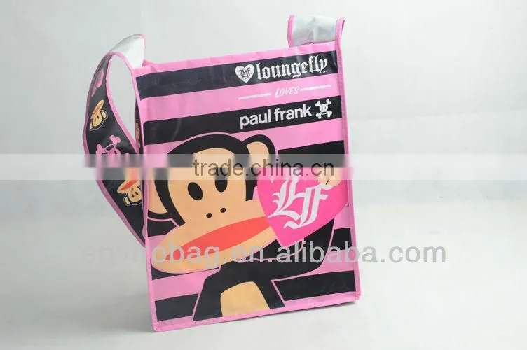 Shoulder Bag Non Woven w/ Flap