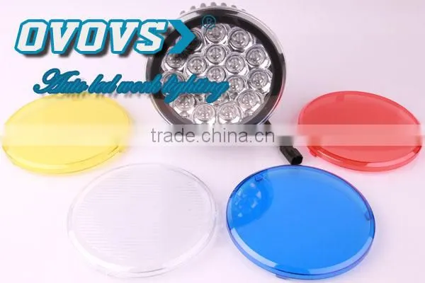 Round flood/spot beam 90w led tractor working light, 8100lm led driving light for truck, atv 4x4 car accessories
