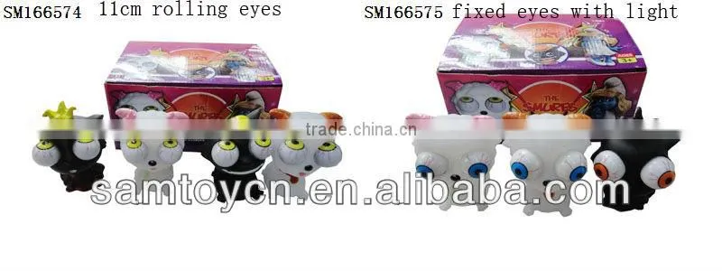 Vinyl rolling pop eye animal toy