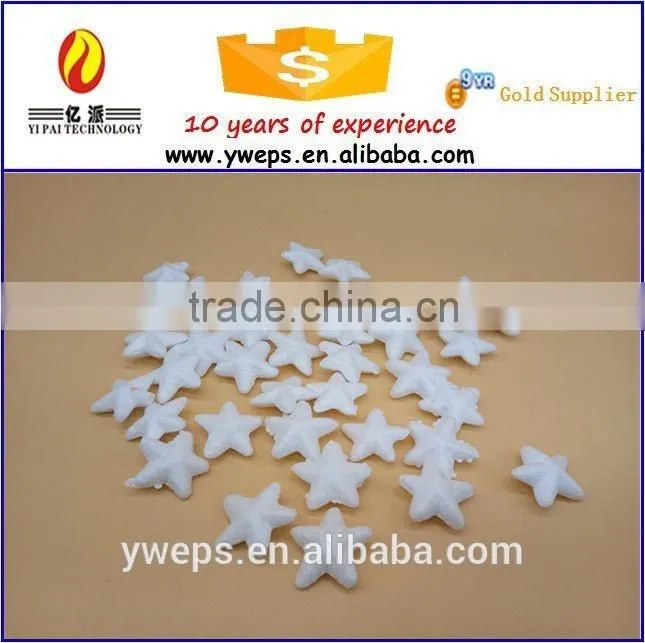Wholesale foam star shape / white polystyrene foam star model