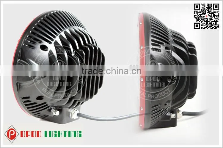 Factory wholesale price 60w round led headlight, 7 inch 12v 24v round led headlight