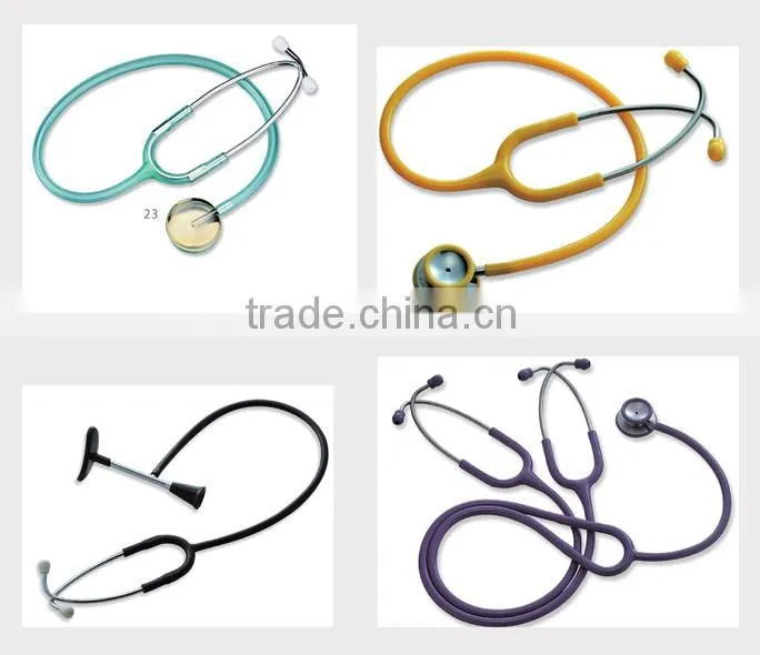 V-ST504 Wholesale medical dual head stethoscope with case