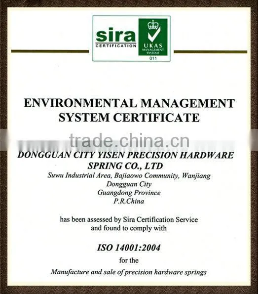 Cabinet Gas Spring Product Manufacture
