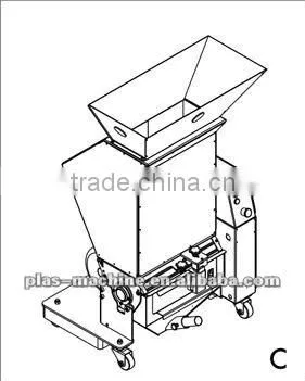 European Type slow speed Granulator Low speed crusher