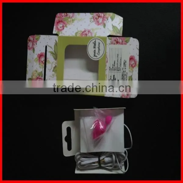 Mini Excellent Paper Printed Packaging Box For Earphone Manufacturer