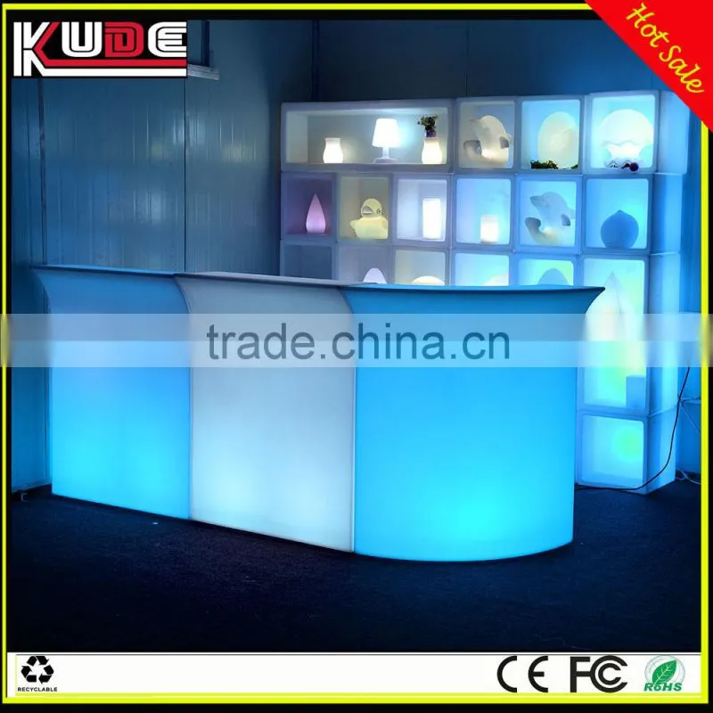 led fashion light bar counter,led bar table, illuminated led bar counter