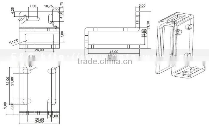 CR-30V series Voltage Output photo sensors switches, 5~1VDC output Analog Sensors switches