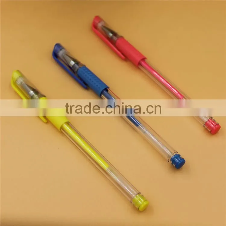 6 PP box pack neon gel ink pen set(G-102)