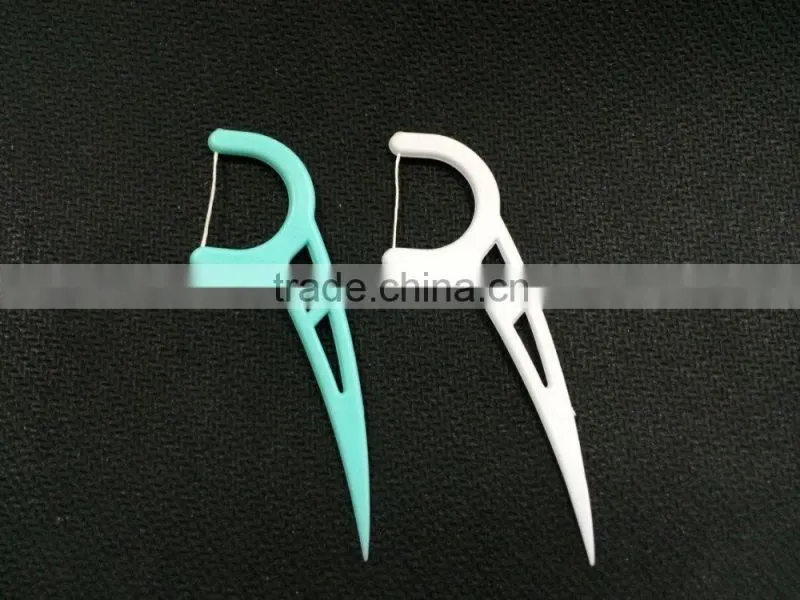 OraTek hot selling dental floss pick UHMWPE Plastic Flosser Pick 25Picks