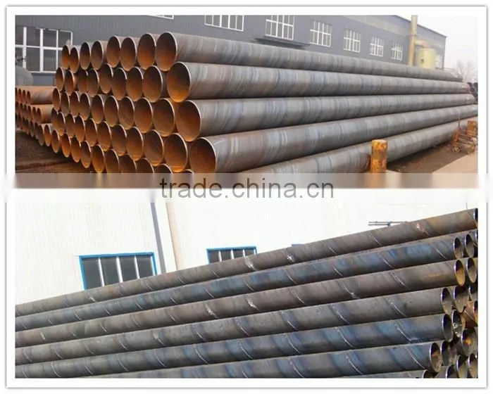 spiral welded steel pipe large bore steel pipe